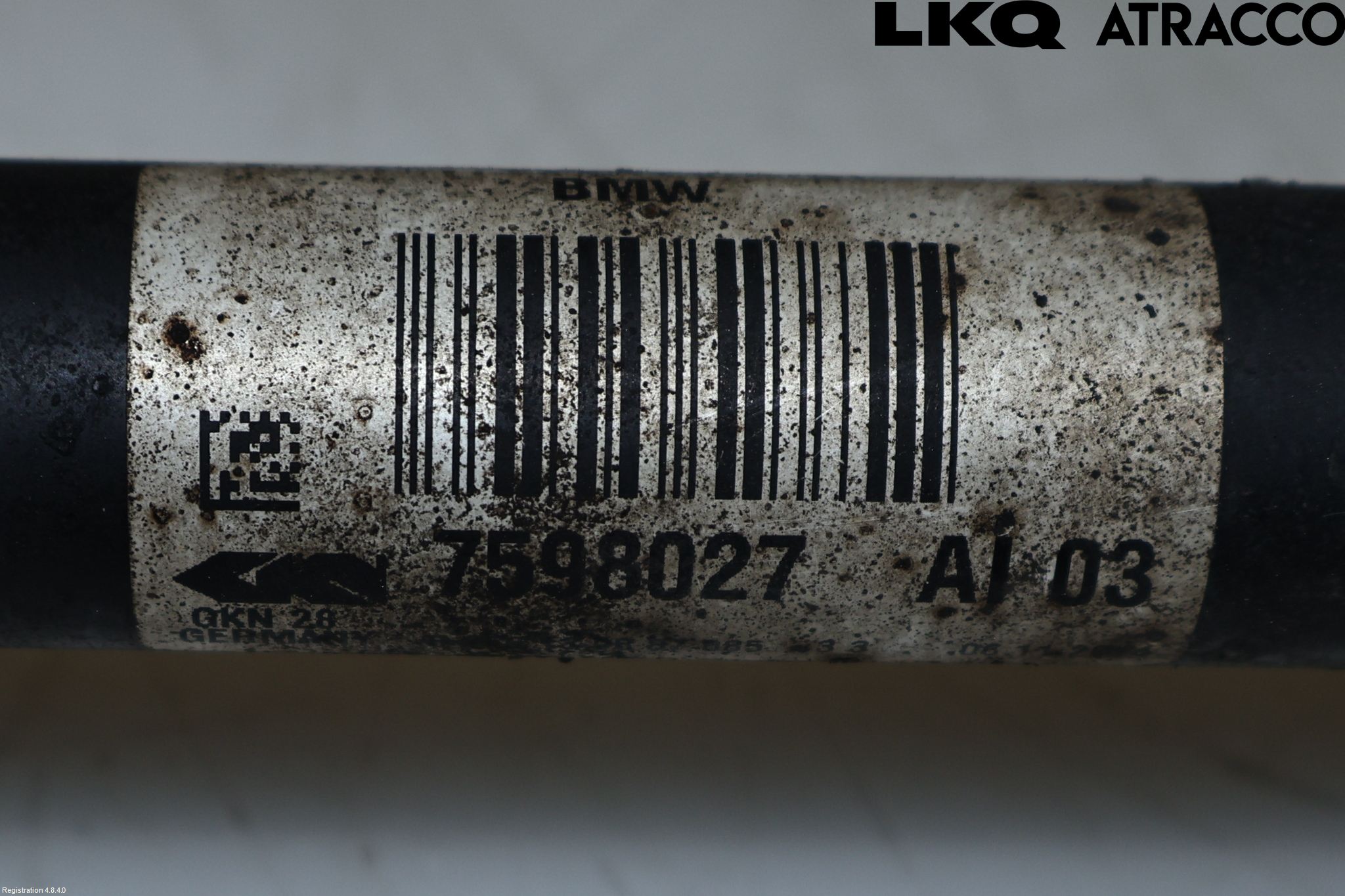 BMW X3 F25 10-17 Drivaxel Fram Vänster