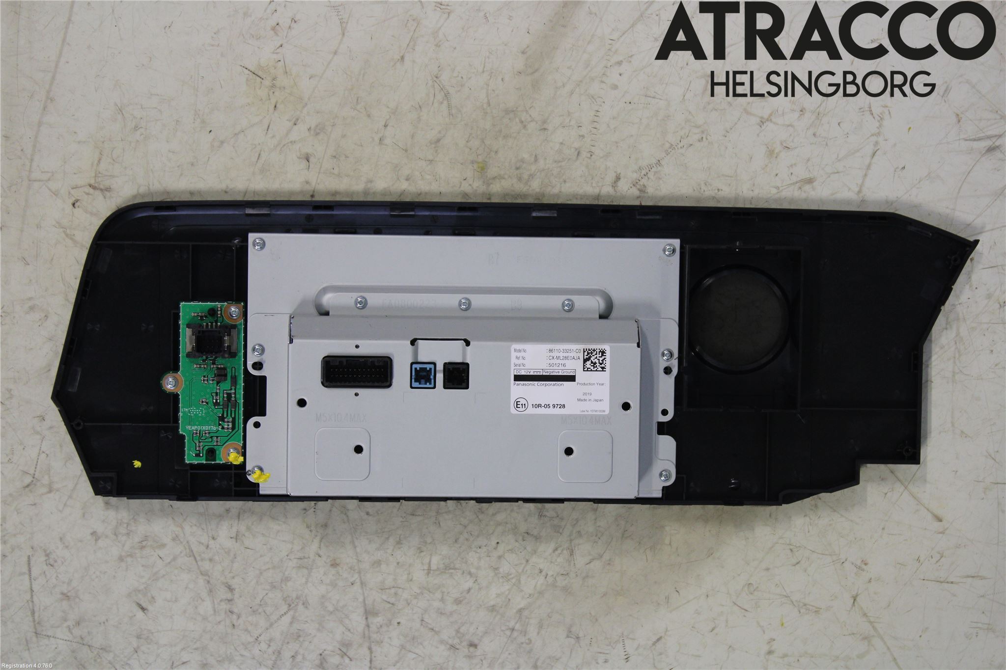 Lexus ES 250/300/330 Multifunktionsdisplay