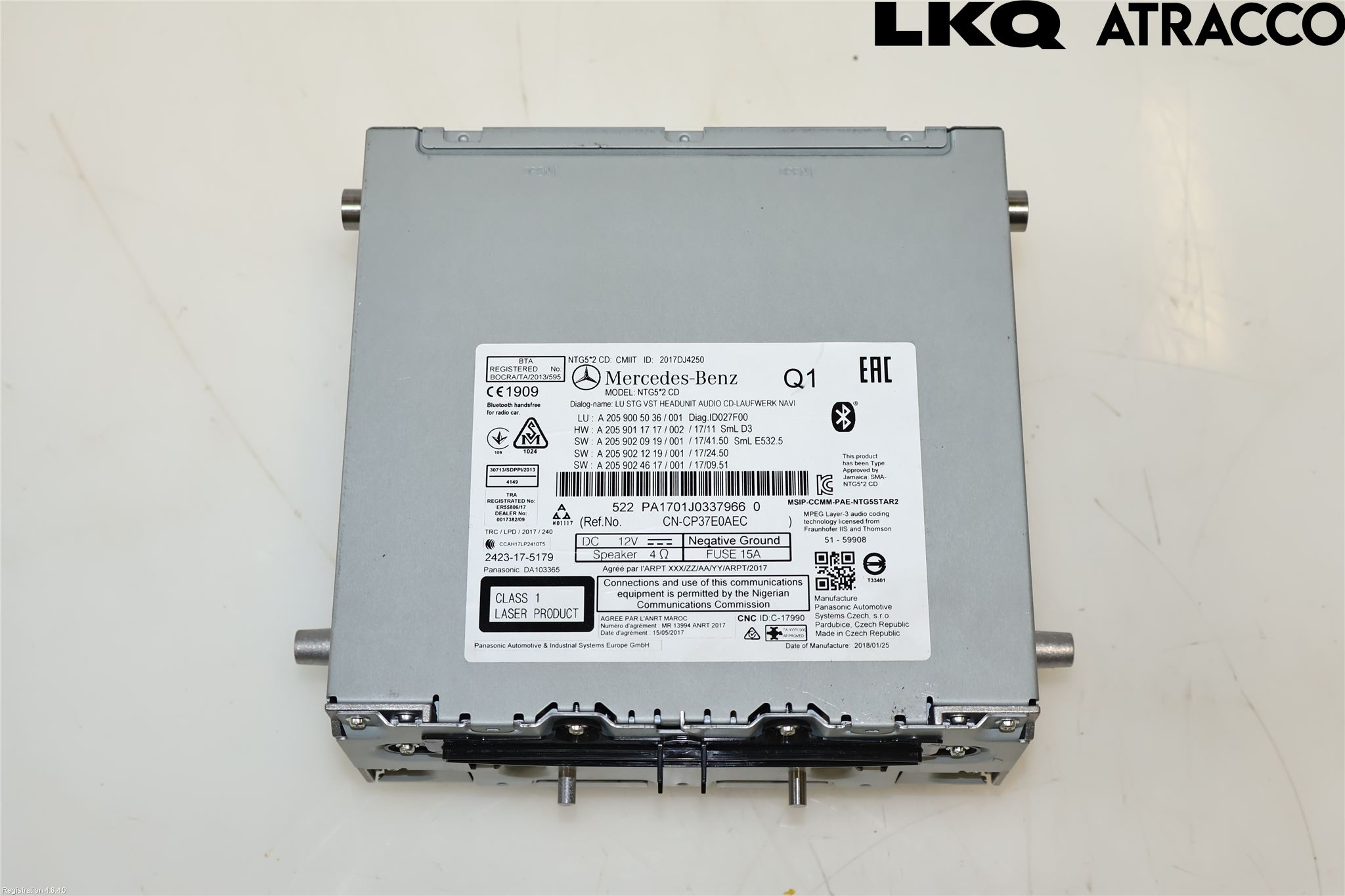Mercedes-Benz MB GLC-KLASS (X253/C253) 15-22 Cd Radio - Multimediapanel