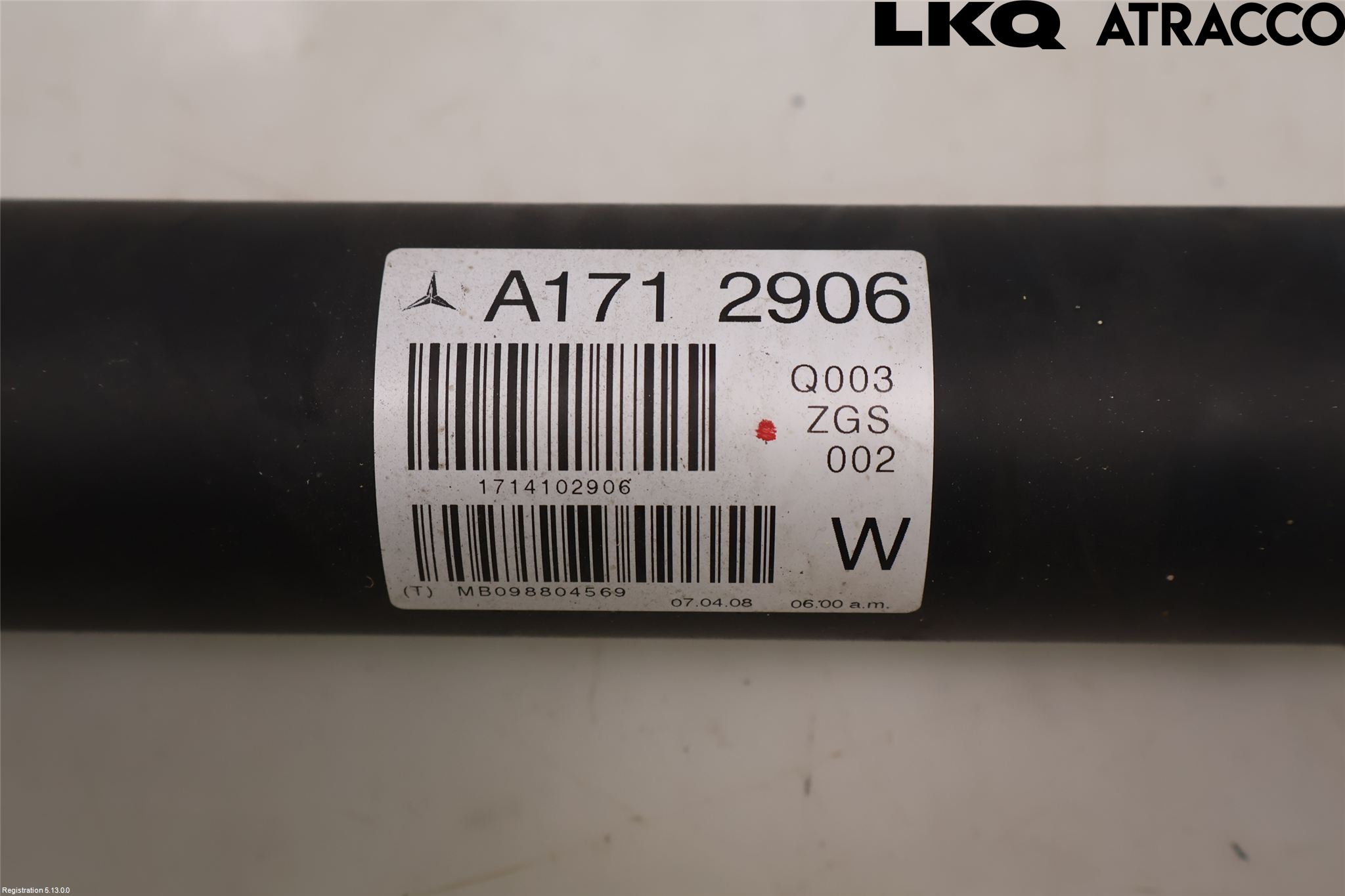 Mercedes-Benz MB SLK 200-350 (R171) 05-11 Mellanaxel Komp
