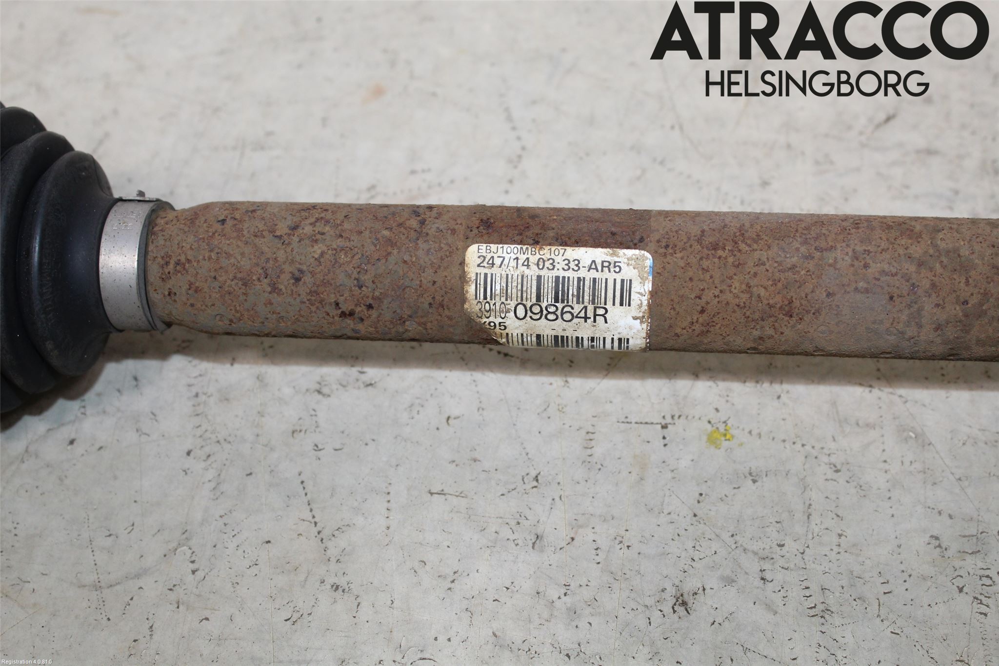Renault SCÉNIC III / GRAND SCÉNIC 09-16 Drivaxel Fram Höger