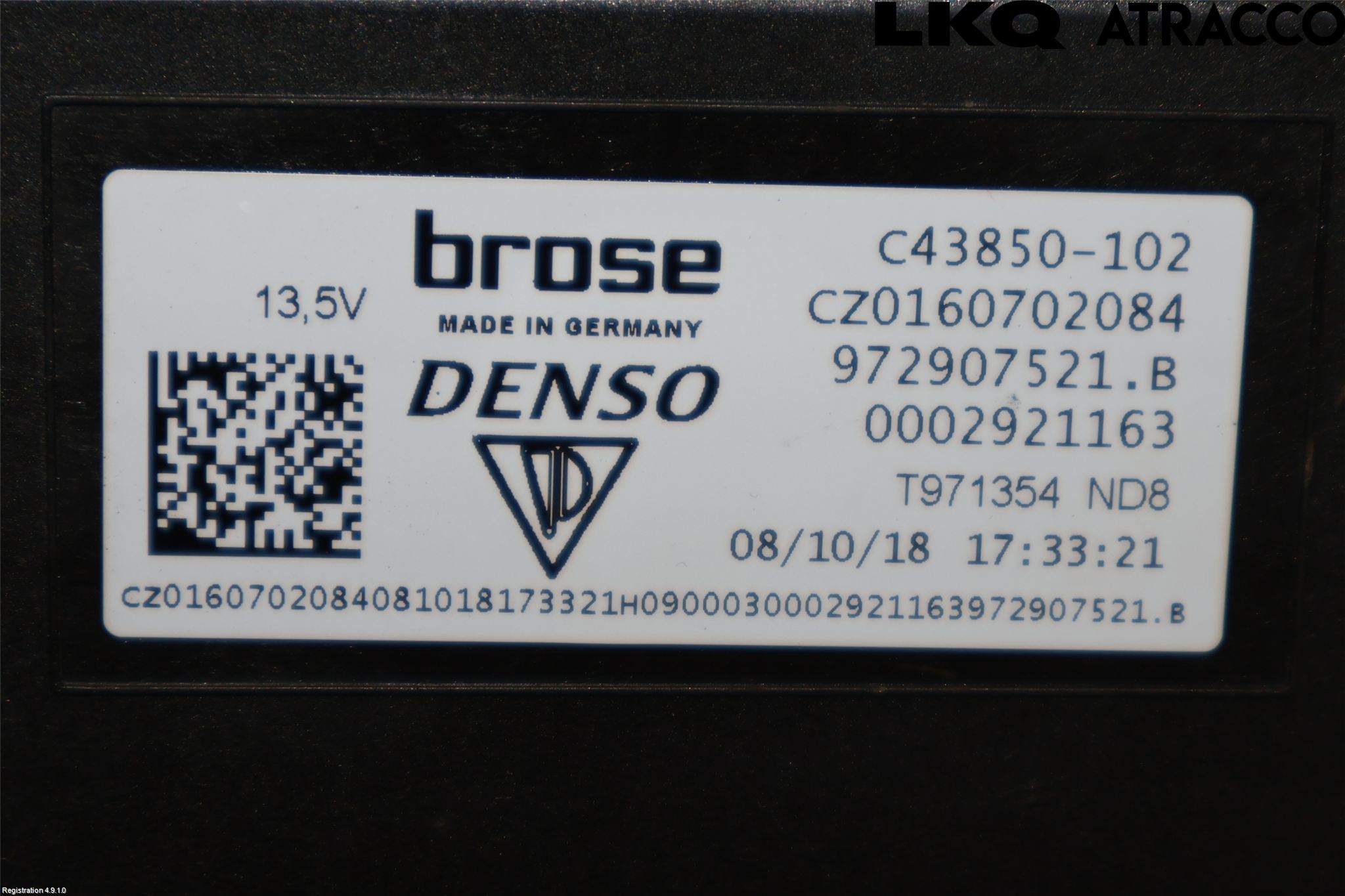 Porsche PANAMERA 09- Ac Värmefläkt