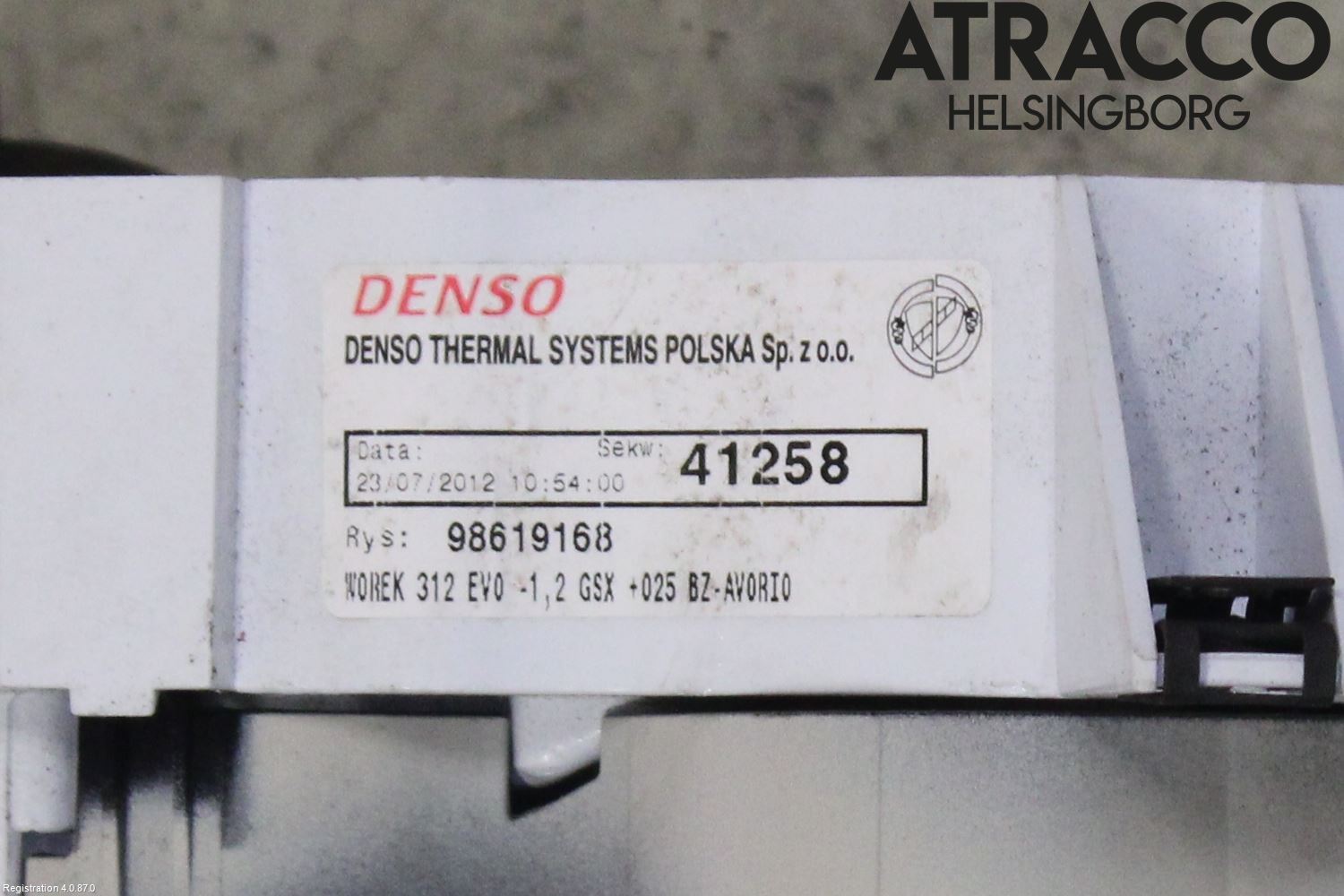 Fiat 500 07- Ac Styrenhet Ac Manöveren