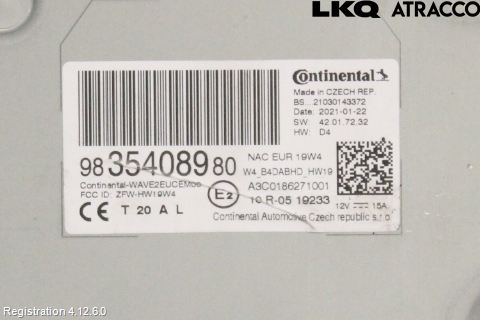 Peugeot 208/E-208 20- Radio