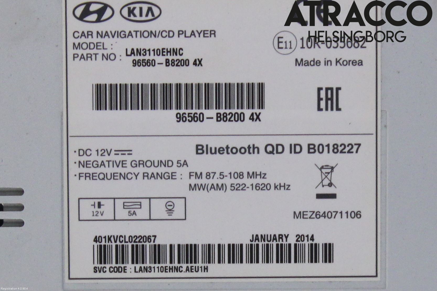 Hyundai SANTA FE 13-18 Cd Radio - Multimediapanel