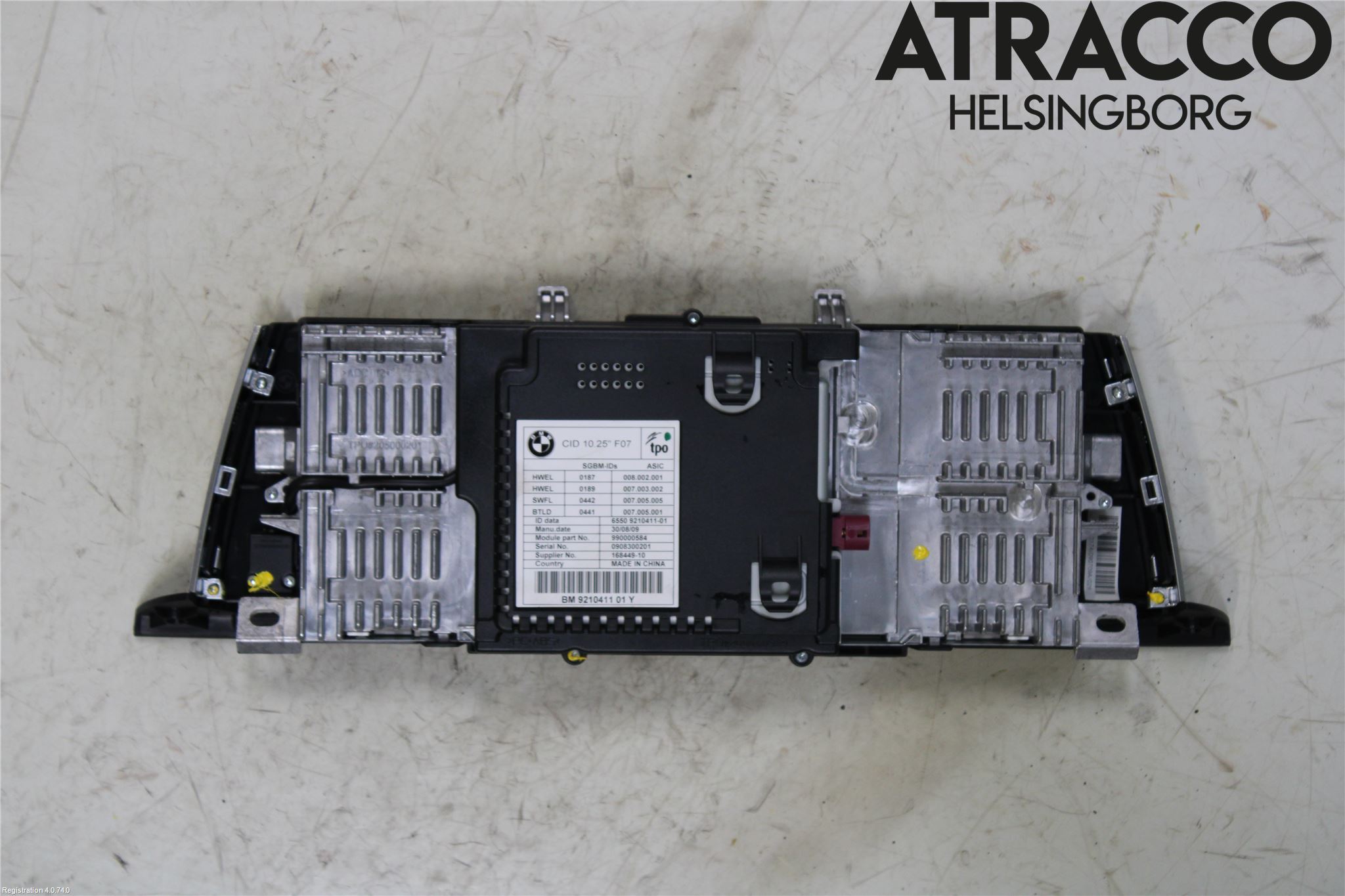 BMW 5 GT F07 09-17 Multifunktionsdisplay