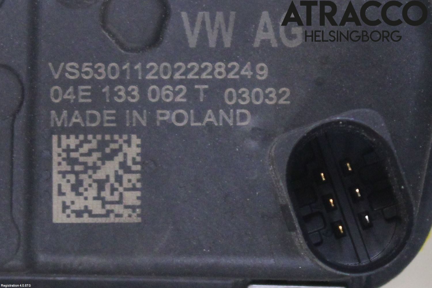 Volkswagen VW GOLF / E-GOLF VIII 20- Injspjällhus