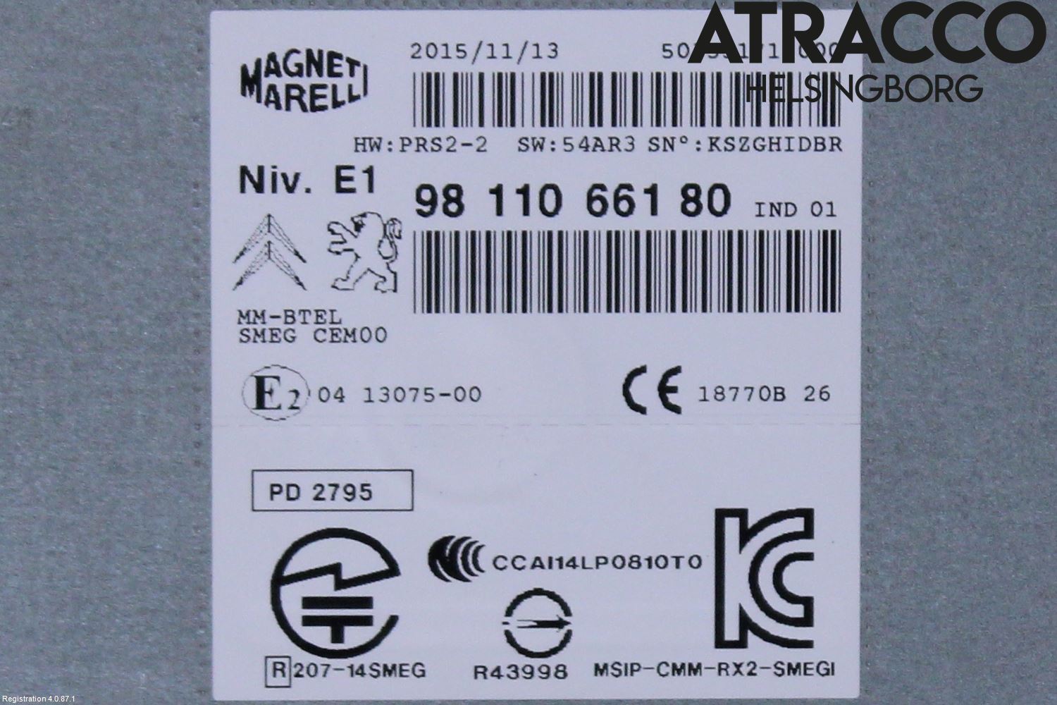 Peugeot 2008 13-20 Radio
