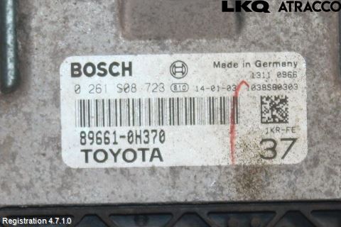 Toyota AYGO 06-14 Styrenhet Insprut Bensin