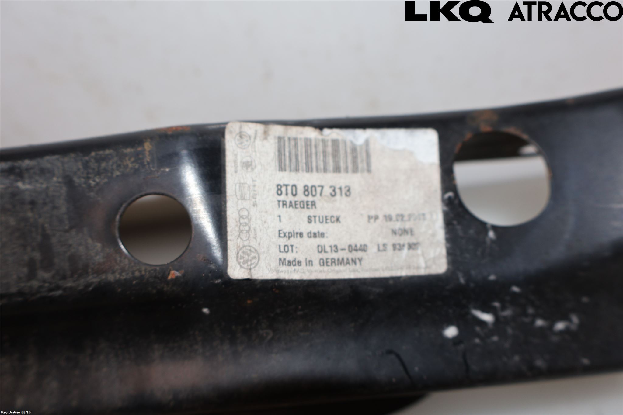 Audi A4/S4 08-11 Stötfångarbalk Bak