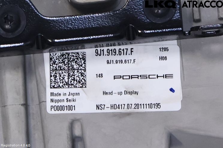 Porsche TAYCAN 20- Instrument Komb