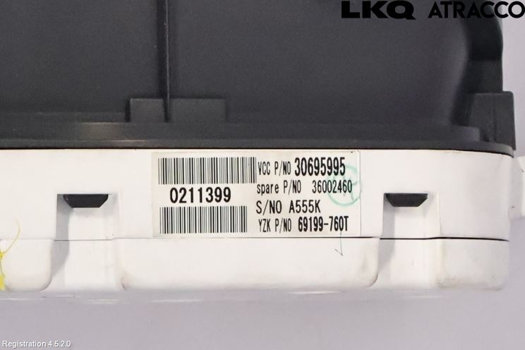 Volvo V50 08-12 Instrument Komb