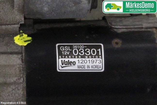 Kia PICANTO 12-17 Startmotor