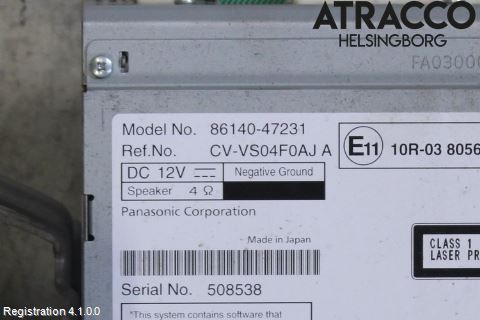 Toyota PRIUS+ ZVW40 12-20 Cd Radio - Multimediapanel