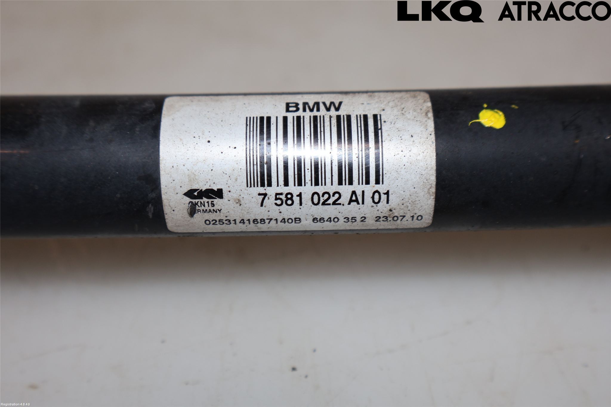 BMW 5 F10/F11/F18 09-17 Drivaxel Bak Höger