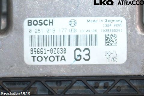 Toyota AURIS 13-19 Styrenhet Insprut Bensin