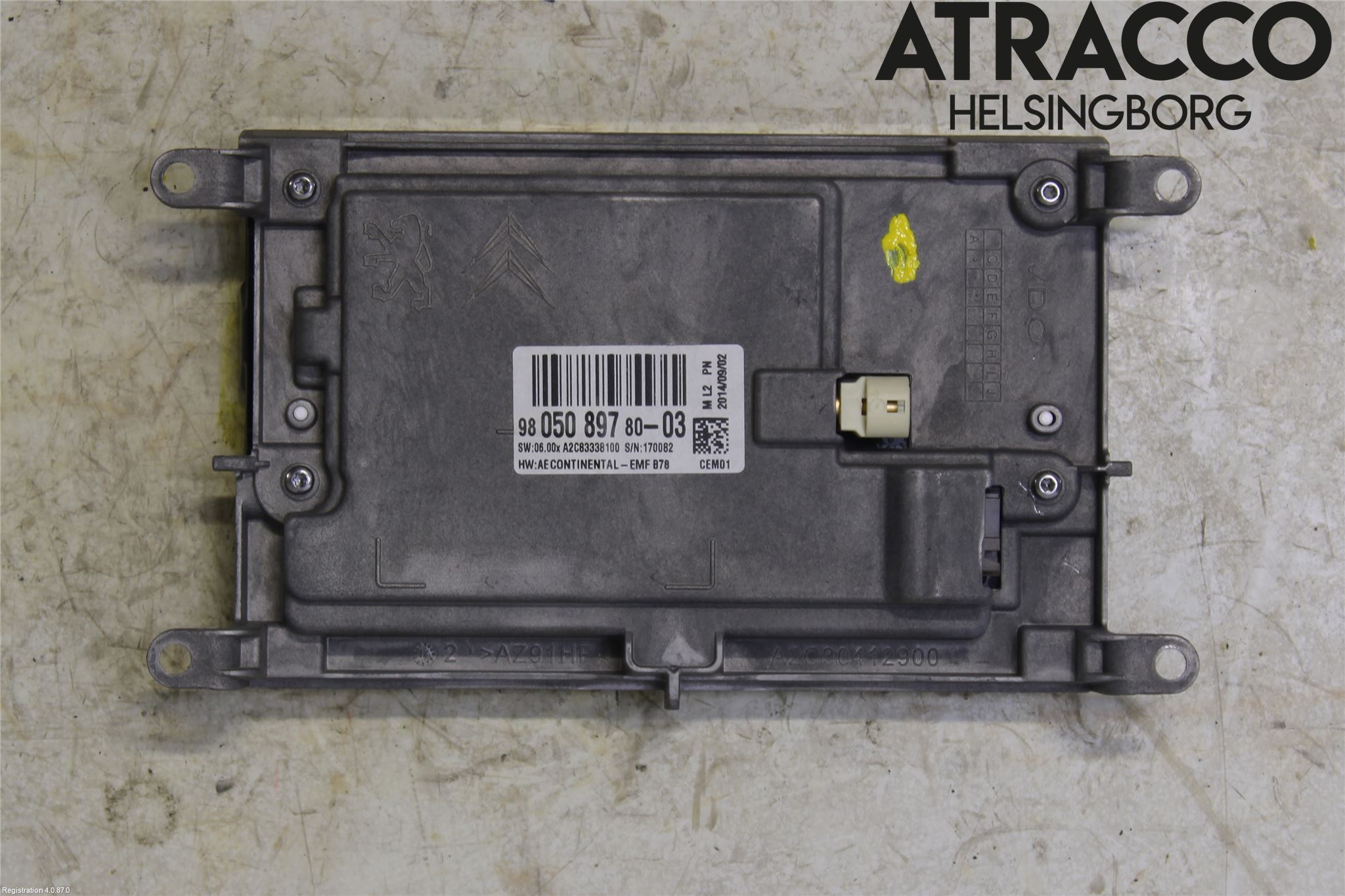 Citroen C4 PICASSO 14-18 Multifunktionsdisplay