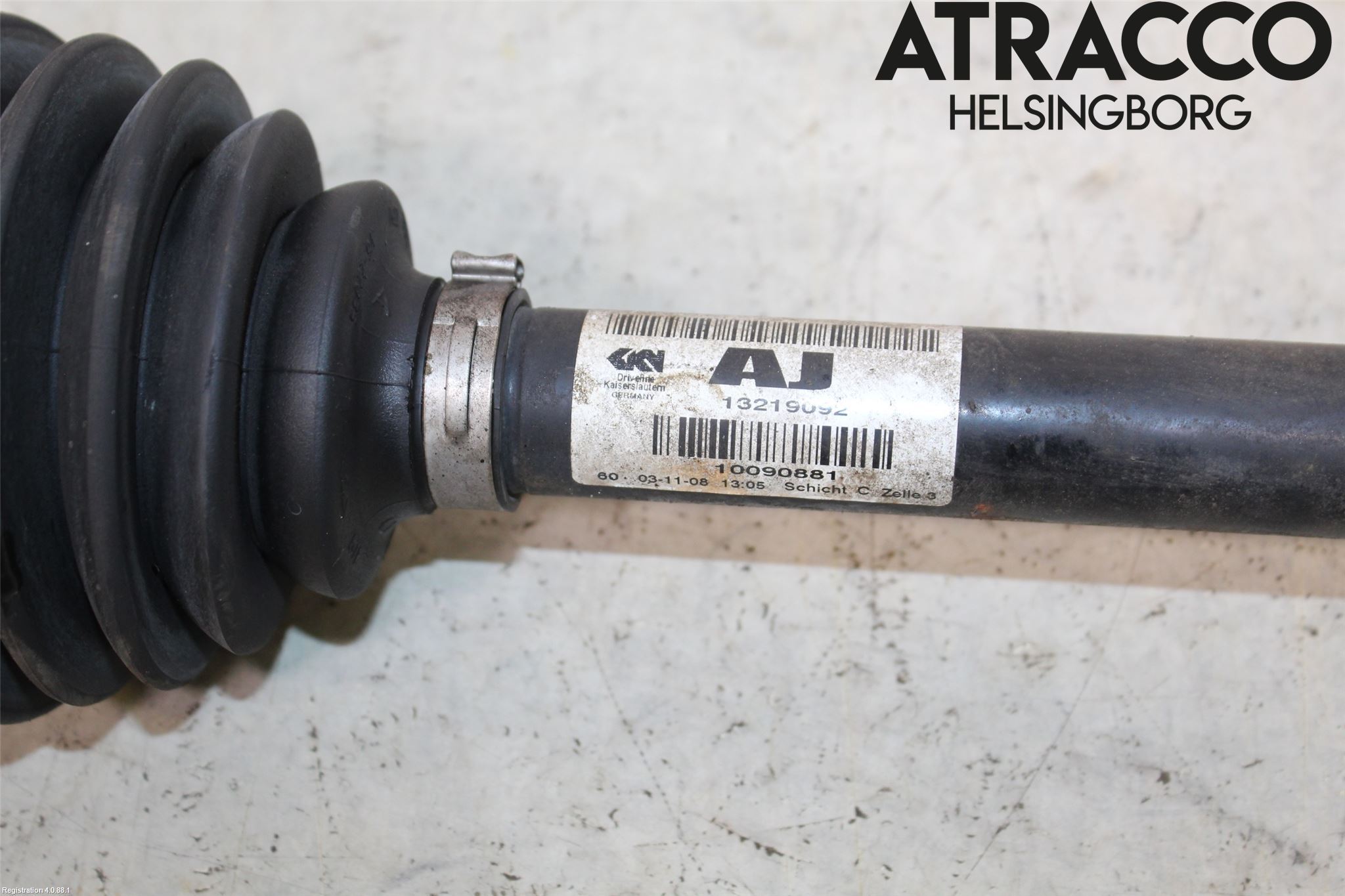 Opel INSIGNIA 09-16 Drivaxel Fram Vänster