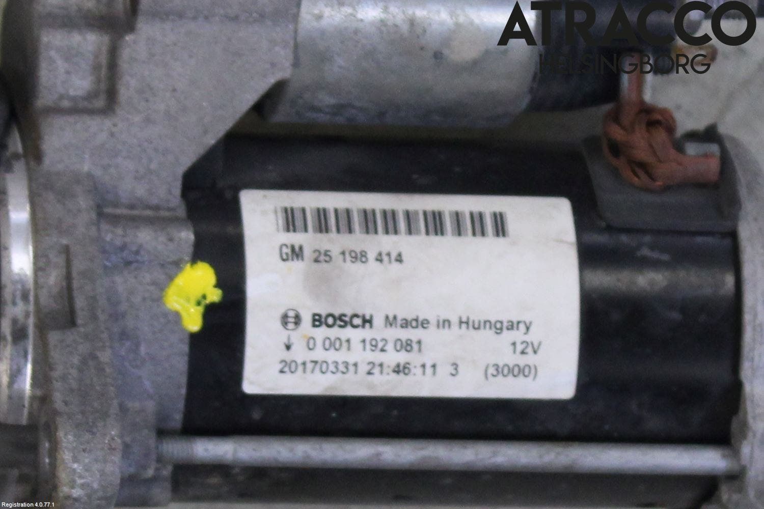 Opel CORSA E 15-19 Startmotor