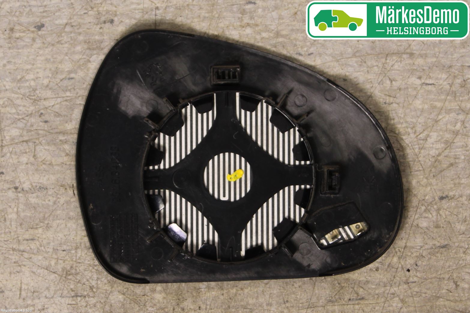 Peugeot 207 Spegelglas Vä