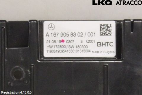 Mercedes-Benz MB A-KLASS (W176) 13-18 Ac Styrenhet Ac Manöveren
