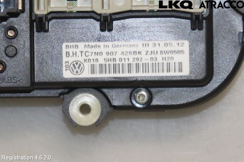 Volkswagen VW CADDY 11-15 Ac Styrenhet Ac Manöveren
