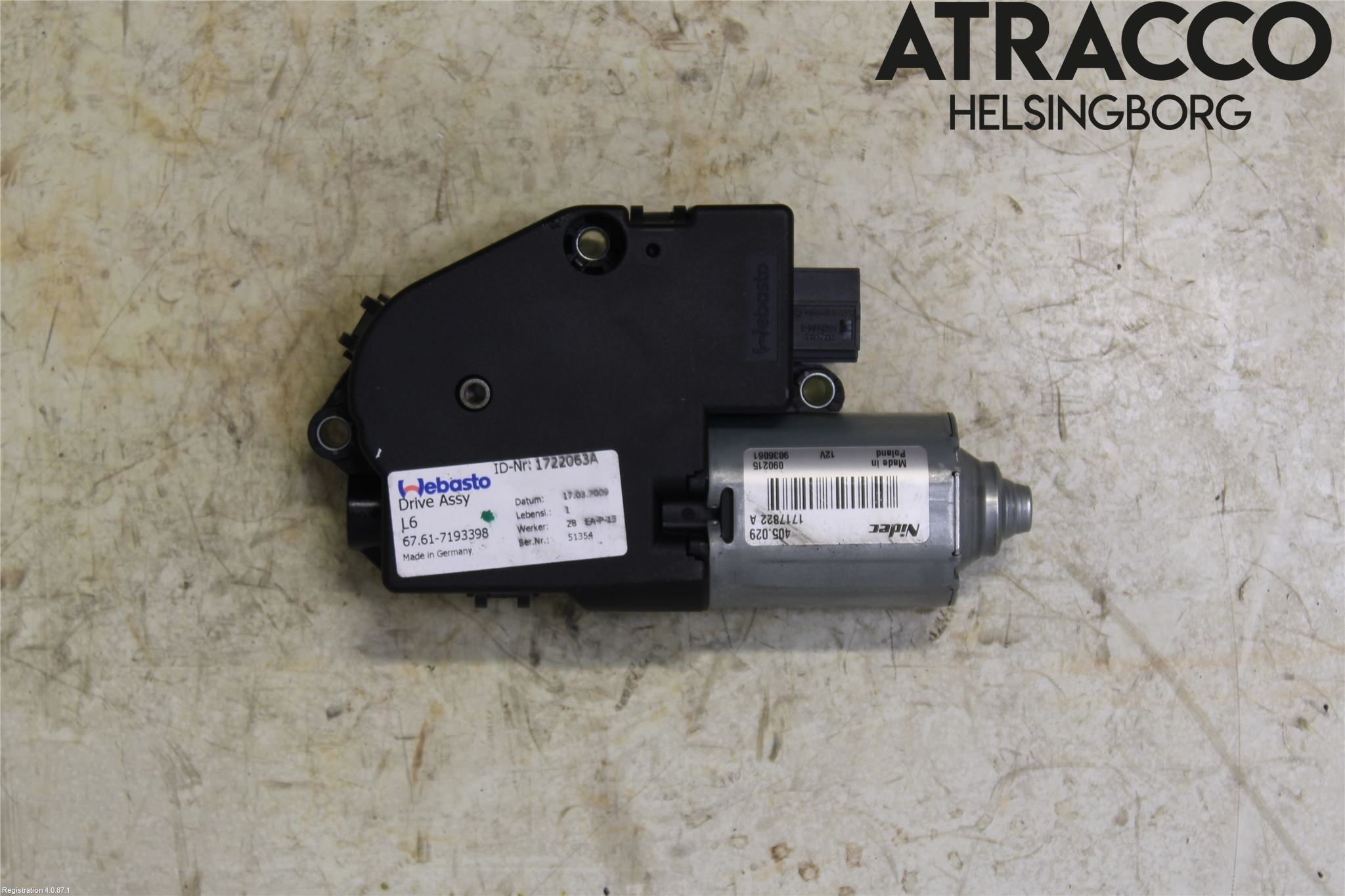 BMW 7 F01/02/03/04 09-15 Taklucksmotor