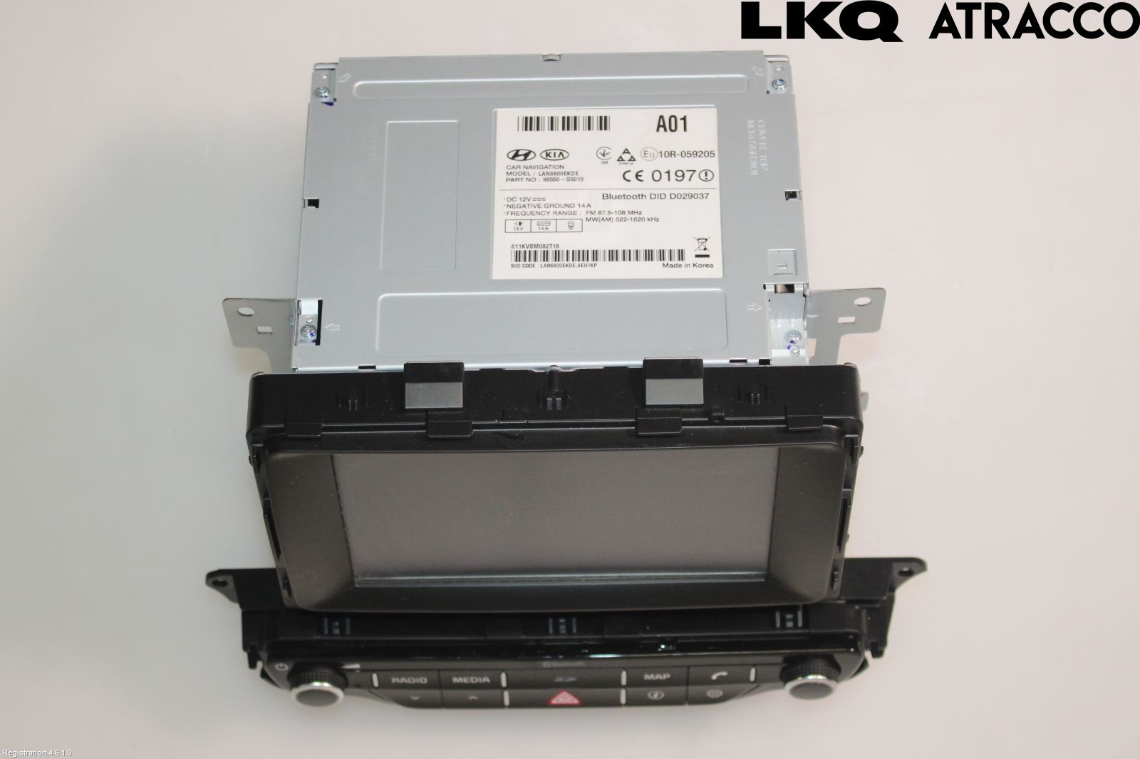 Kia NIRO (DE) 17-22 Cd Radio - Multimediapanel