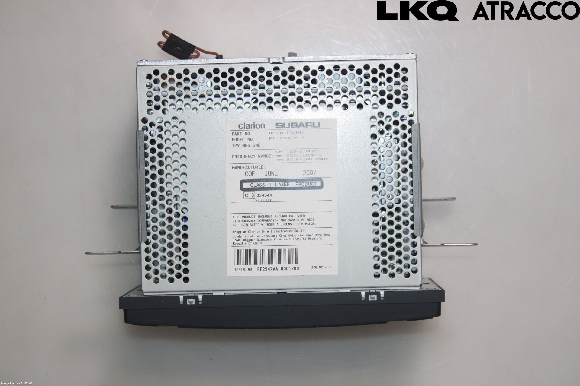 Subaru IMPREZA III 08-11 Cd Radio - Multimediapanel