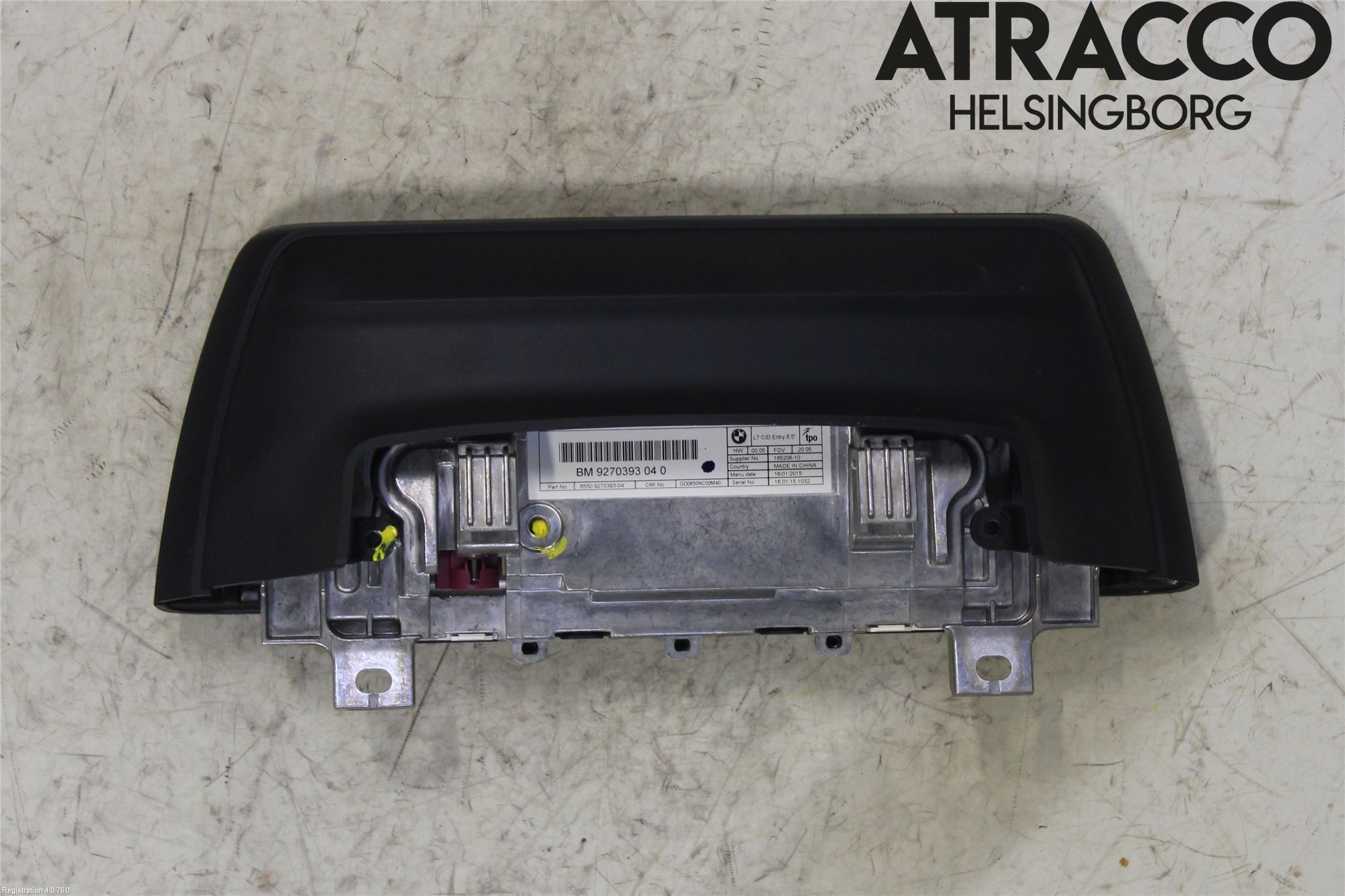 BMW 3 F30/F31/F80 12-19 Multifunktionsdisplay