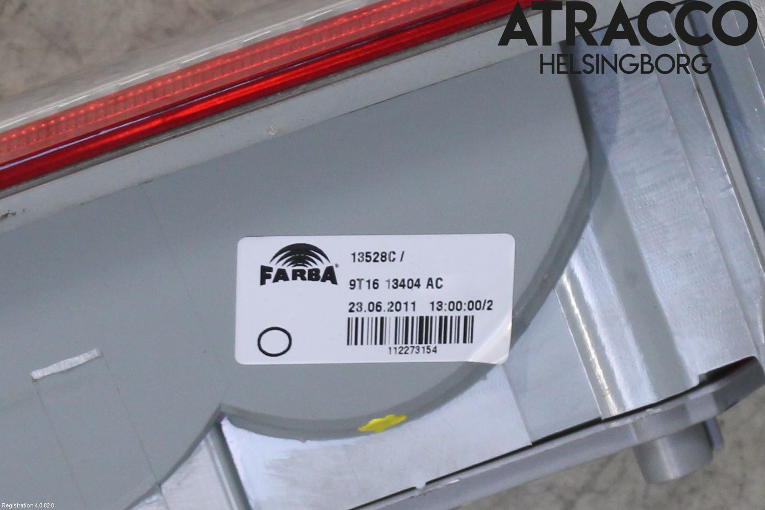 Ford TRANSIT CONNECT 09-13 Bakljus Höger