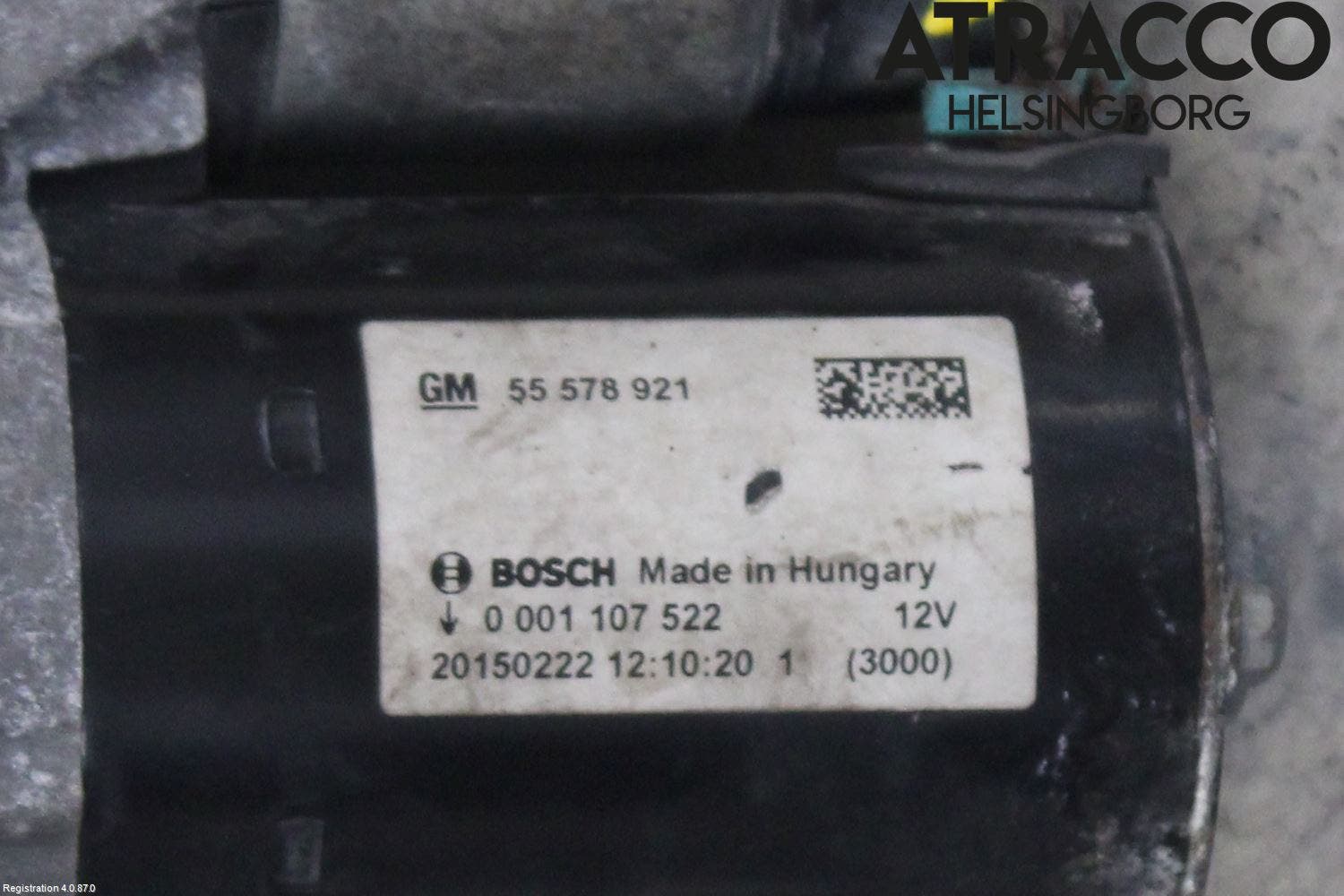 Opel ASTRA J 10-15 Startmotor