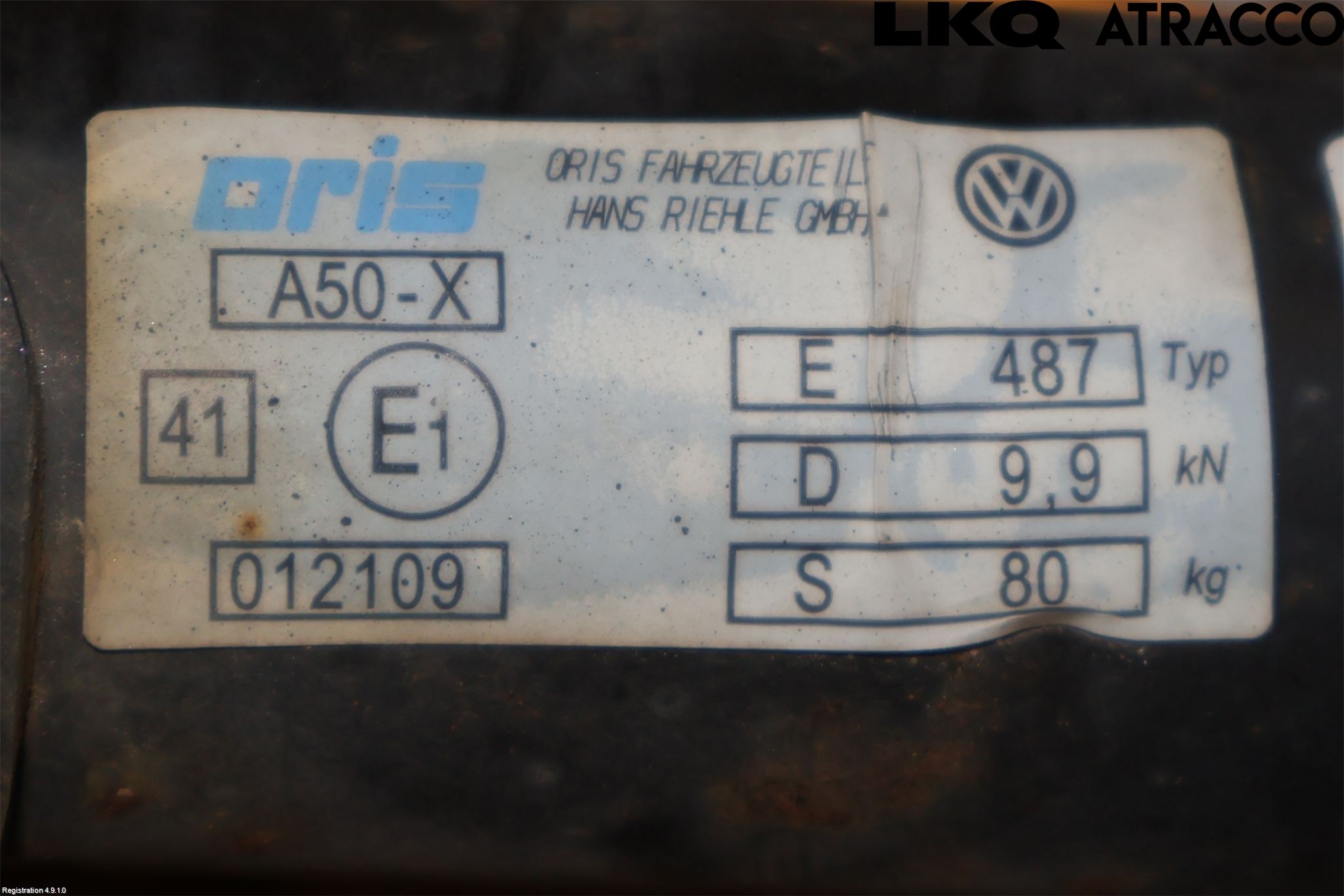 Volkswagen VW GOLF / E-GOLF VII 13-20 Dragkrok