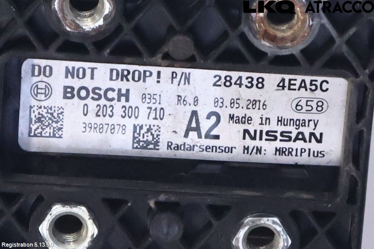 Nissan QASHQAI 14-17 Sensor Adaptiv Farthållare