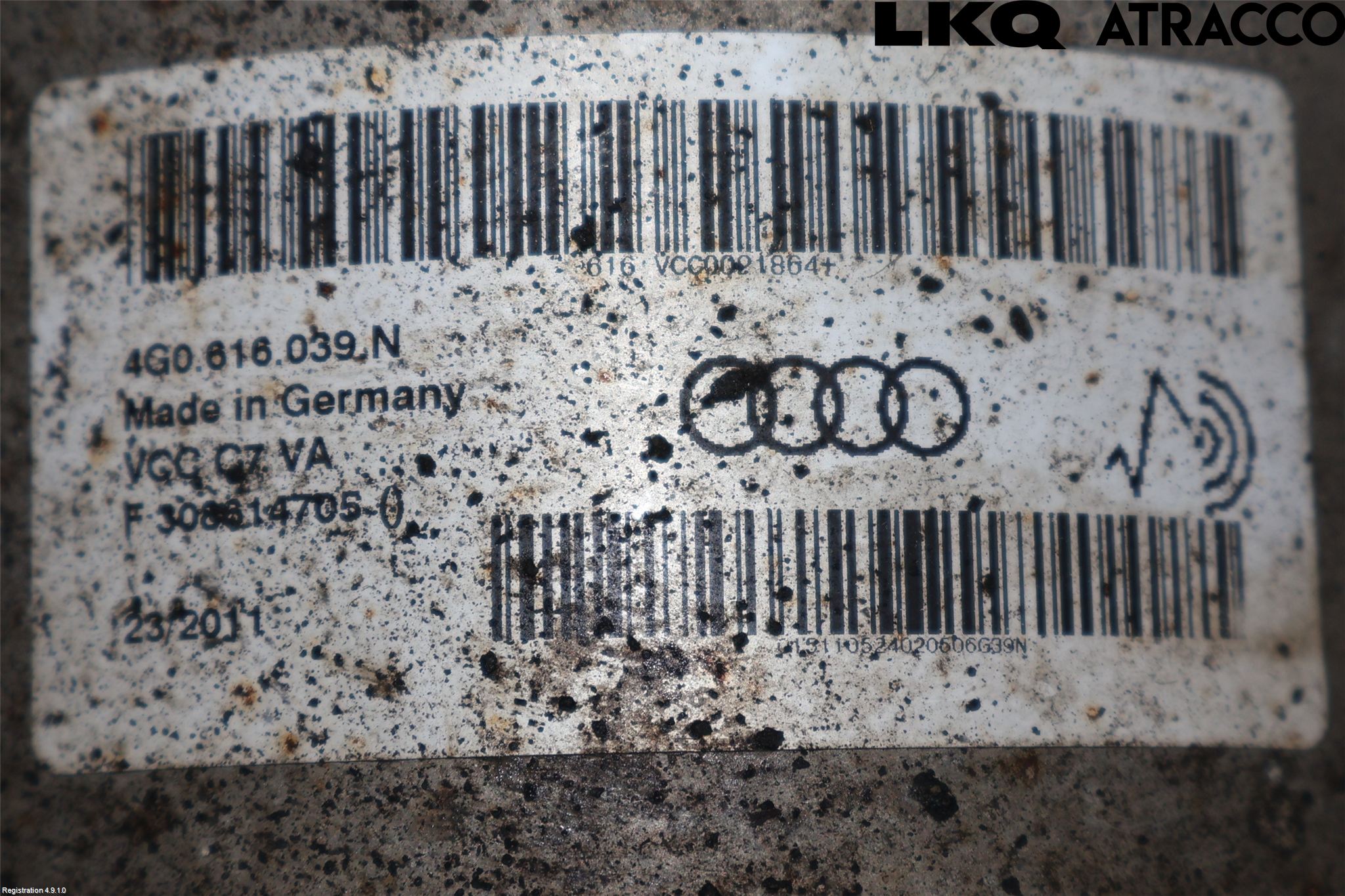 Audi A7/S7 4G 11-17 Fjäderben Fram Höger