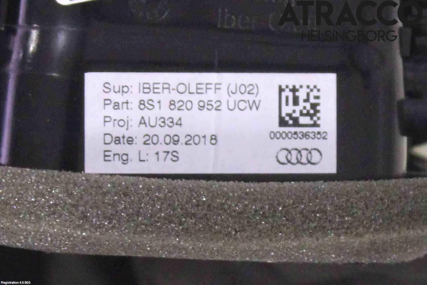 Audi TT/TTS/TT RS 15- Defrosterkanal-Munstycke