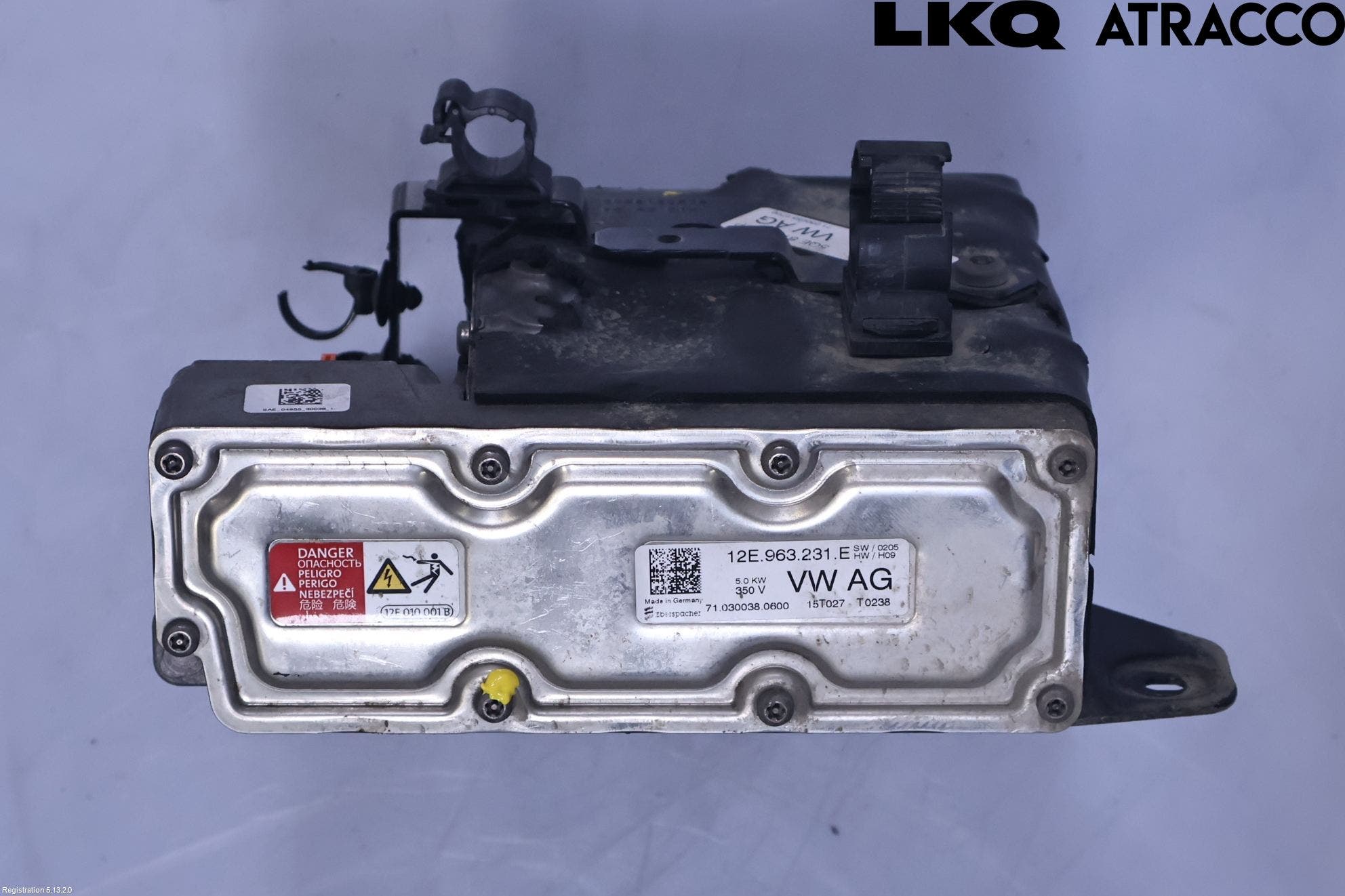 Volkswagen VW GOLF / E-GOLF VII 13-20 Motorvärmare El-Sats Komp