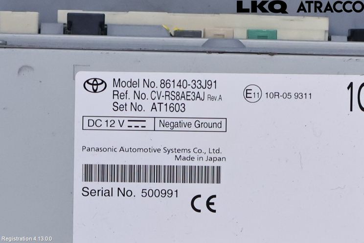 Toyota CAMRY 19-24 Cd Radio - Multimediapanel