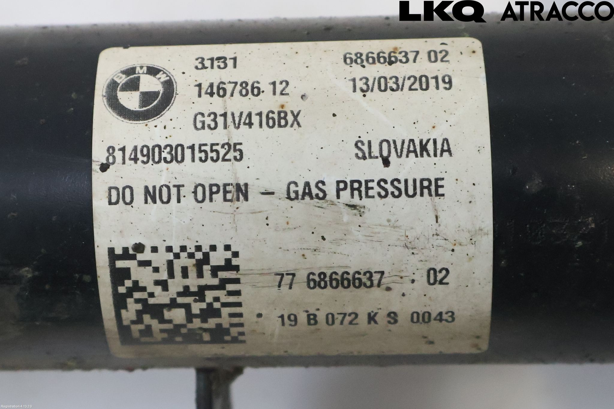 BMW 5 G30/G31/F90 17-23 Fjäderben Fram Vänster