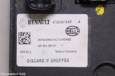 Renault KANGOO II 15-21 Styrenhet Övrigt