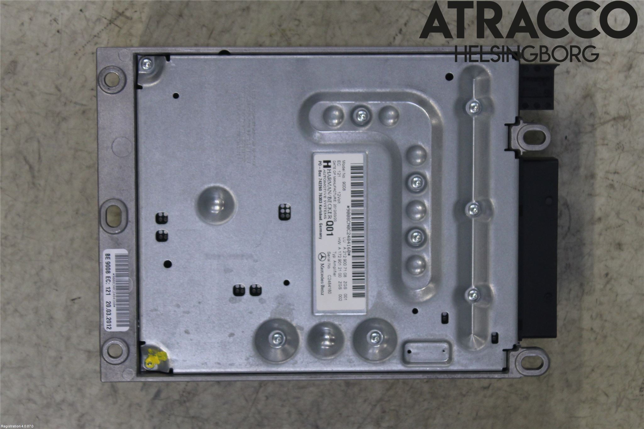 Mercedes-Benz MB CLS (C218/X218) 11-17 Radio-Stereo Förstärkare