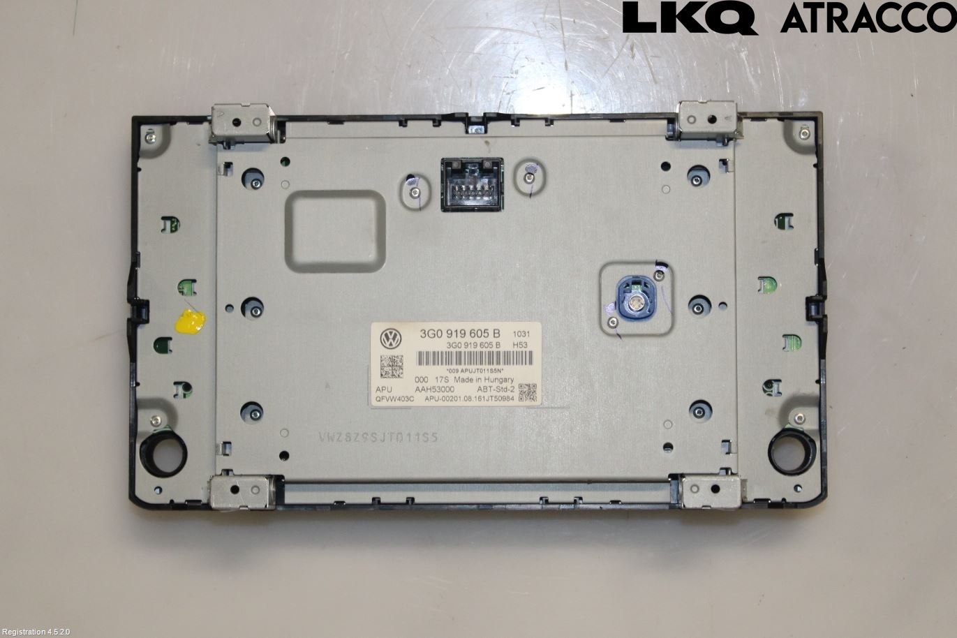 Volkswagen VW GOLF / E-GOLF VII 13-20 Multifunktionsdisplay