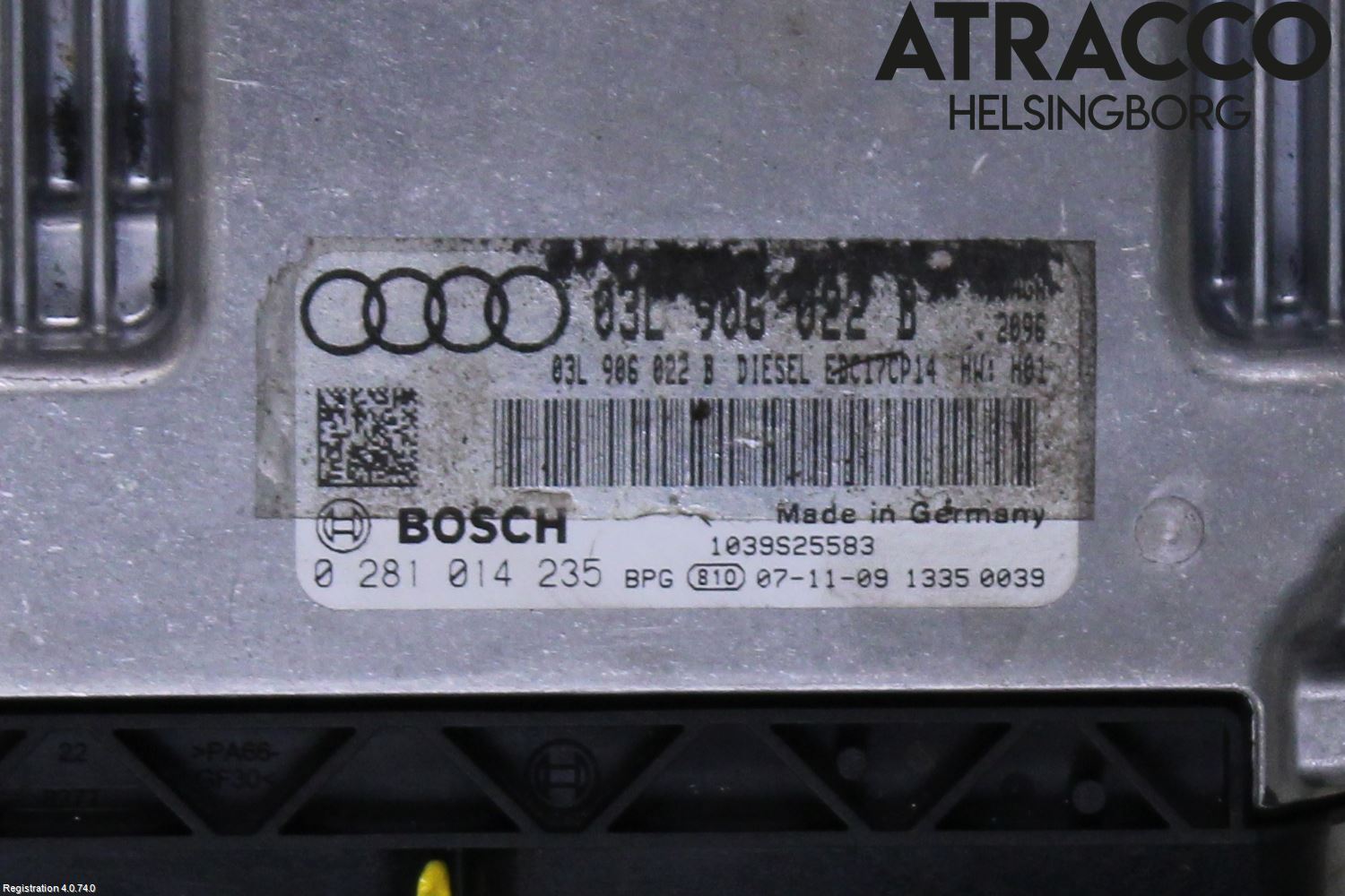Audi A4/S4 08-11 Styrenhet Inspump Diesel