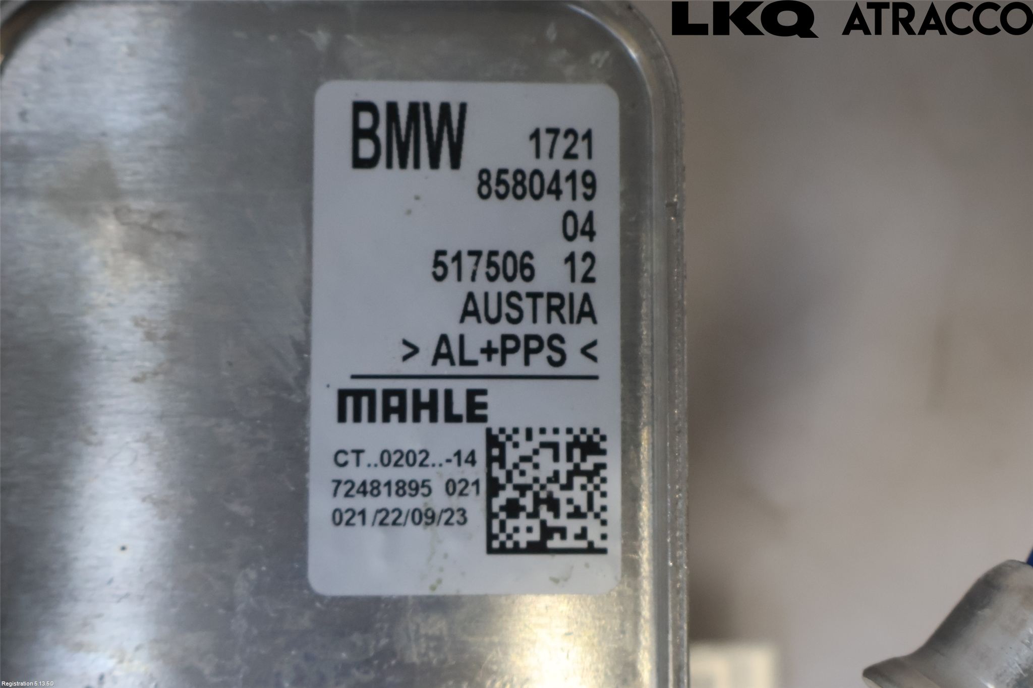 BMW X5 G05 18- Oljekylare Automat