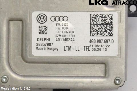 Audi A6 ALLROAD 12-18 Styrenhet Strålkastare