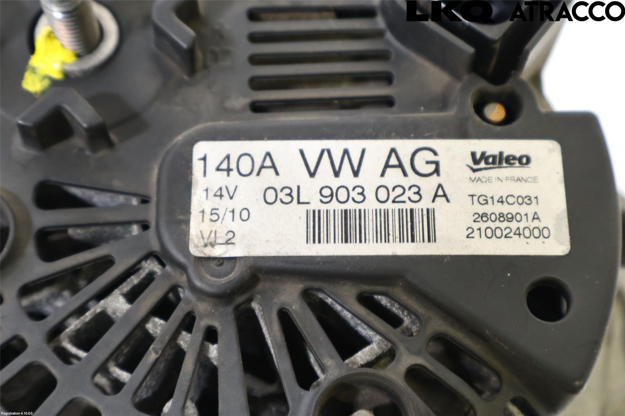 Volkswagen VW GOLF VI 09-13 Generator