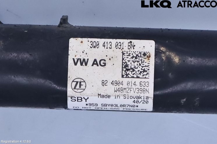 Volkswagen VW PASSAT 20-24 Fjäderben Fram Vänster