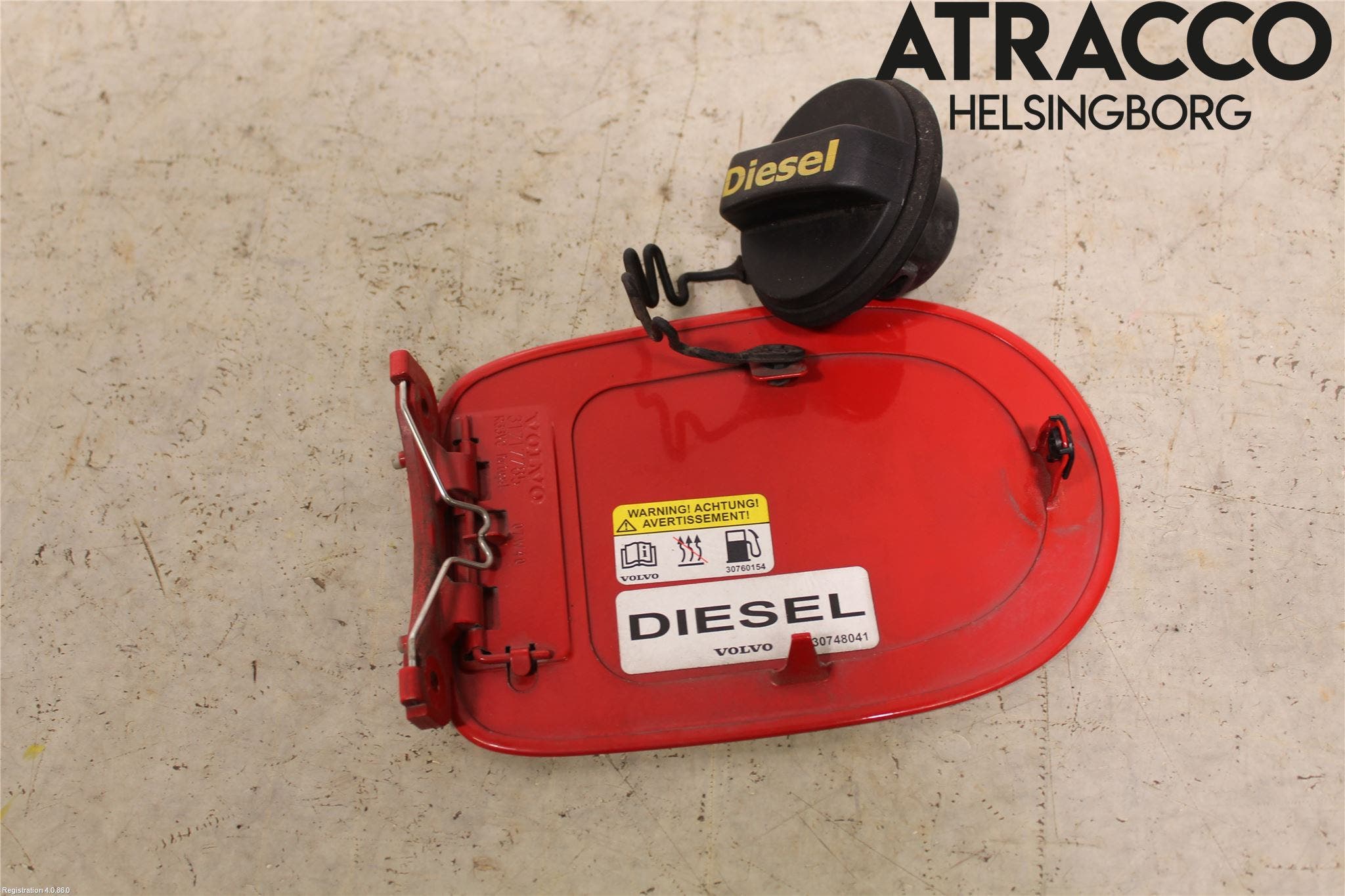 Volvo C30 07-10 Tanklucka