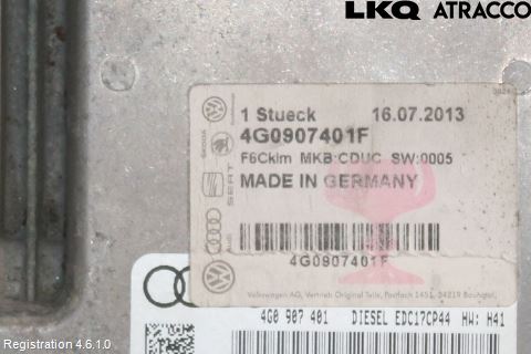Audi A7/S7 4G 11-17 Styrenhet Inspump Diesel
