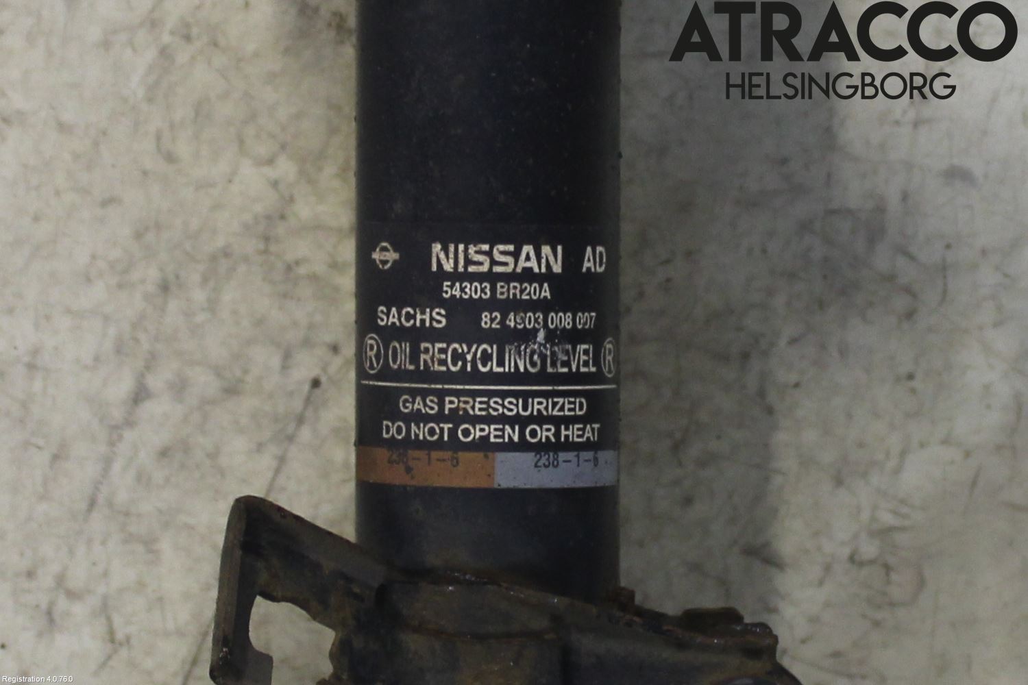 Nissan QASHQAI+2  10-14 Fjäderben Fram Höger